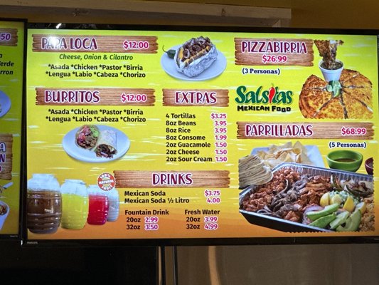 Menu photo 2 Salsitas Mexican Food Phoenix, AZ Menu photo 2 Salsitas Mexican Food Phoenix, AZ