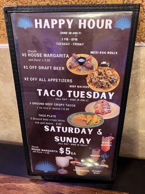 Menu photo 7 Marisol's Mexican Grill Georgetown, TX
