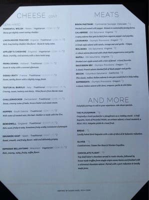 Menu photo 7 The Welsh Rabbit Fort Collins, CO