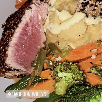 Harpoon Willy's - Seared Sesame Crusted Tuna - Seafood Near Me - Manasquan, New Jersey
