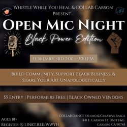 Collab Creative Space - Upcoming Event! Open Mic Night February 3rd