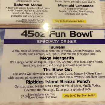 Riptides Raw Bar & Grill - Drinks menu - Seafood Near Me - Ormond Beach, Florida Riptides Raw Bar & Grill - Drinks menu - Seafood Near Me - Ormond Beach, Florida