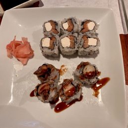 Salmon Shrimp Tempura Roll
