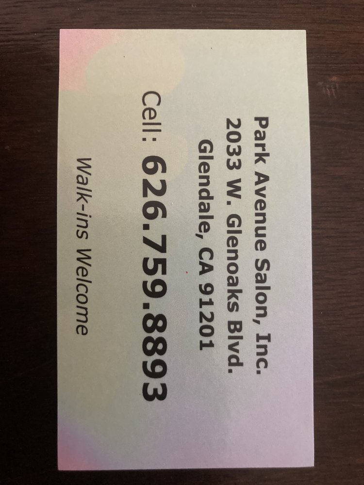 PARK AVENUE SALON Updated April 2024 25 Photos 2033 W Glenoaks