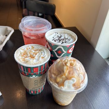 Starbucks - Strawberry Acai, Peppermint Mocha, Caramel Brûlée Latte, Caramel Frappuccino ~ $24 - Coffee & Tea Near Me - Placerville, California Starbucks - Strawberry Acai, Peppermint Mocha, Caramel Brûlée Latte, Caramel Frappuccino ~ $24 - Coffee & Tea Near Me - Placerville, California