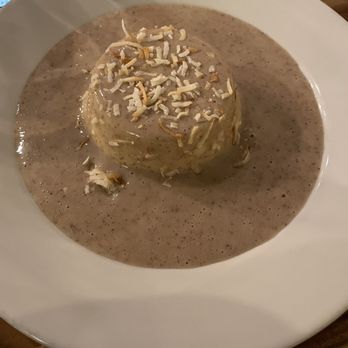 Lilla - Panna cotta with a hazelnut sauce - Vegan Near Me - Portland, Oregon