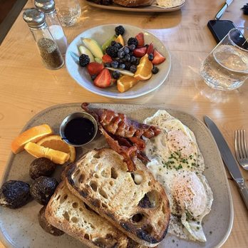Farm & Fire - Classic Breakfast with a side of Fruit - Canadian (New) Near Me - Banff, Alberta Farm & Fire - Classic Breakfast with a side of Fruit - Canadian (New) Near Me - Banff, Alberta
