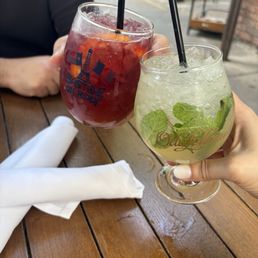 Sangria and Hugo sprits