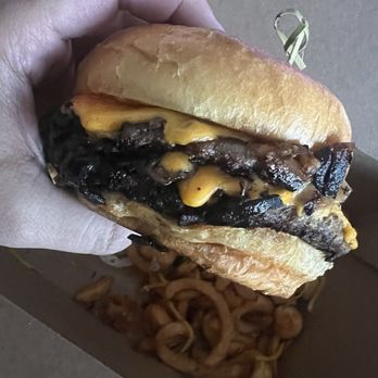 Swine & Sons - OK Onion Smashburger - Burgers Near Me - Las Vegas, Nevada