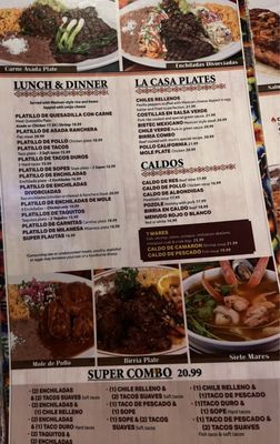 Menu photo 4 La Cocina Mexicana Torrance, CA