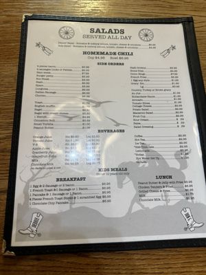 Menu photo 4 Cowboy's Cafe Minden, NV