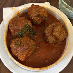 Pesto at the Axe & Compass - Meatballs