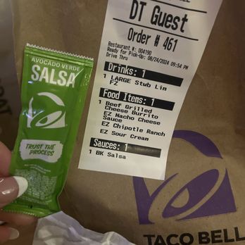 Taco Bell - Not what I asked for! - Fast Food Near Me - Marshall, Missouri