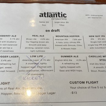 Atlantic Brewing Midtown - Beer Menu - Breweries Near Me - Bar Harbor, Maine Atlantic Brewing Midtown - Beer Menu - Breweries Near Me - Bar Harbor, Maine
