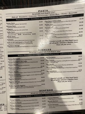 Menu photo 2 Esposito's Pizza & Pasta Matawan, NJ