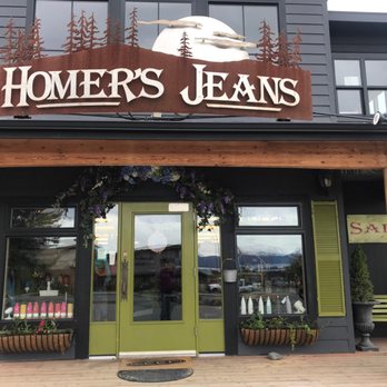 Homer's Jeans Inc - Outside - Women's Clothing Near Me - Homer, Alaska Homer's Jeans Inc - Outside - Women's Clothing Near Me - Homer, Alaska