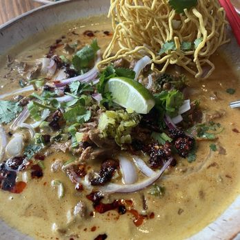 Banana Blossom - Lamb Chiang Mai Noodle (Khao Soi) - Thai Near Me - Gretna, Louisiana