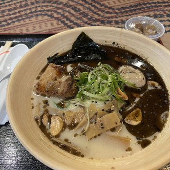 Noods Ramen Bar - Black garlic tonkotsu and quail ajitama - Ramen Near Me - Honolulu, Hawaii Noods Ramen Bar - Black garlic tonkotsu and quail ajitama - Ramen Near Me - Honolulu, Hawaii