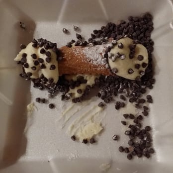 Romano Cucina - "California cannoli" with chocolate chips...yum! - Italian Near Me - Sunset Beach, California Romano Cucina - "California cannoli" with chocolate chips...yum! - Italian Near Me - Sunset Beach, California