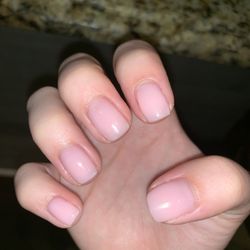 Solar Nails - Natural Polish Gel Nails (color 387 and 217 mixed)