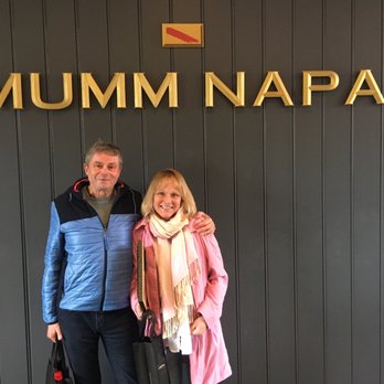 Mumm Napa - Happy Day with old friends enjoying a wonderful tour and tasting. - Wine Tasting Room Near Me - Rutherford, California