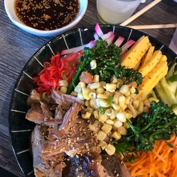 Nikka Ramen - cold ramen (summer special) with pork shoulder - Ramen Near Me - Goleta, California