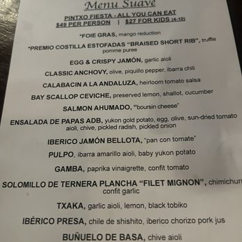 A Different Beast - Menu - Tapas/Small Plates Near Me - Las Vegas, Nevada