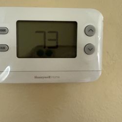 Monk's Air Conditioning & Heating - the thermostat Gary put back in it's place.