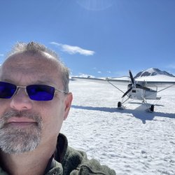 AA Seward Air Tours - Landed on Bear Glacier
