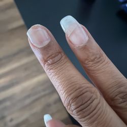 Queen Nails - One day later one nail cracked and another broke off