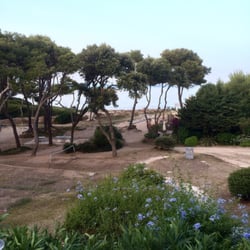 Le Domaine de la Mer - la Paillote - La vue depuis notre table, avant que le soir ne tombe complètement, joli non?