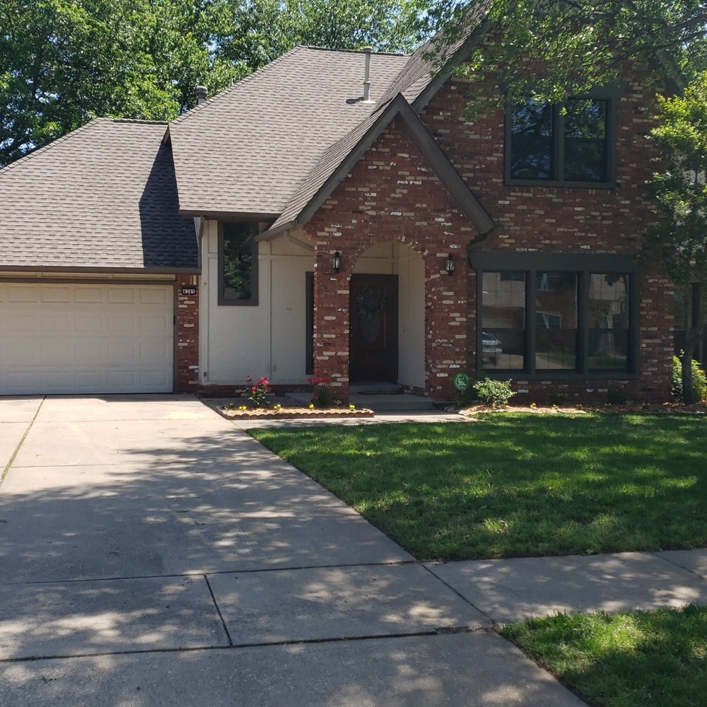 the front of the house