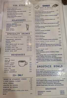 Menu photo 5 Lala's Waffles Crepes Shakes Indio, CA Menu photo 5 Lala's Waffles Crepes Shakes Indio, CA