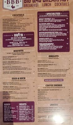 Menu photo 1 Big Bad Breakfast - Charleston Charleston, SC Menu photo 1 Big Bad Breakfast - Charleston Charleston, SC