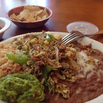 Baja Mar Fish Taco - Machaca plate... Yumm!! - Mexican Near Me - Monrovia, California