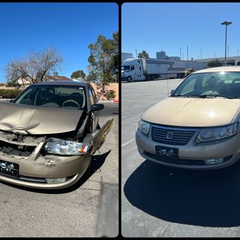 Royal Touch Auto Body - Before and after my car was fixed at Royal Touch Auto Body! Like the wreck never even happened. - Body Shops Near Me - Las Vegas, Nevada Royal Touch Auto Body - Before and after my car was fixed at Royal Touch Auto Body! Like the wreck never even happened. - Body Shops Near Me - Las Vegas, Nevada