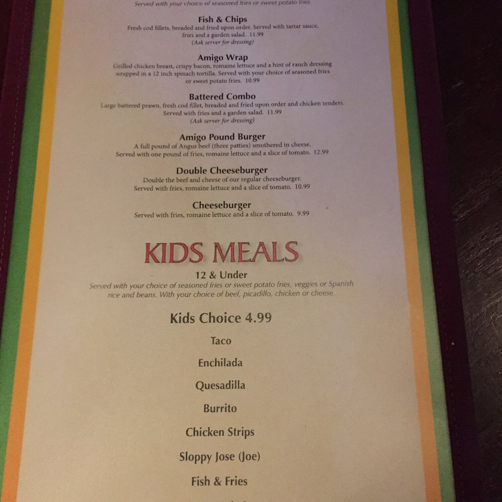Amigo - Menu - Mexican Near Me - Stanwood, Washington Amigo - Menu - Mexican Near Me - Stanwood, Washington