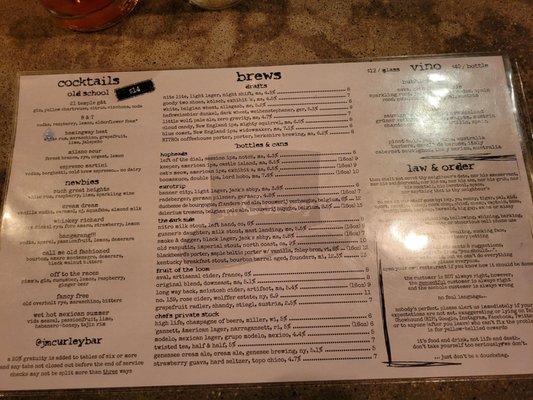 Menu photo 6 Jm Curley Boston, MA
