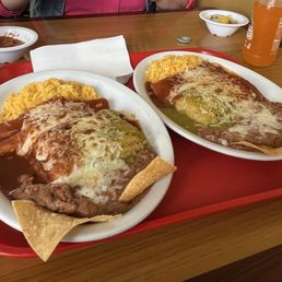 Enchilada and tamale plate Enchilada and tamale plate