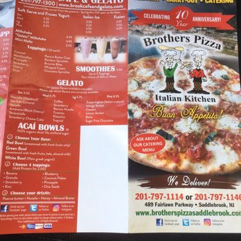 Brother's Pizza - Menu - Pizza Near Me - Saddle Brook, New Jersey