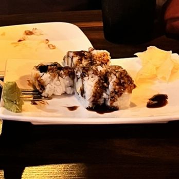 Mr Teriyaki - a plate of sushi with sauce - Japanese Near Me - Gainesville, Georgia