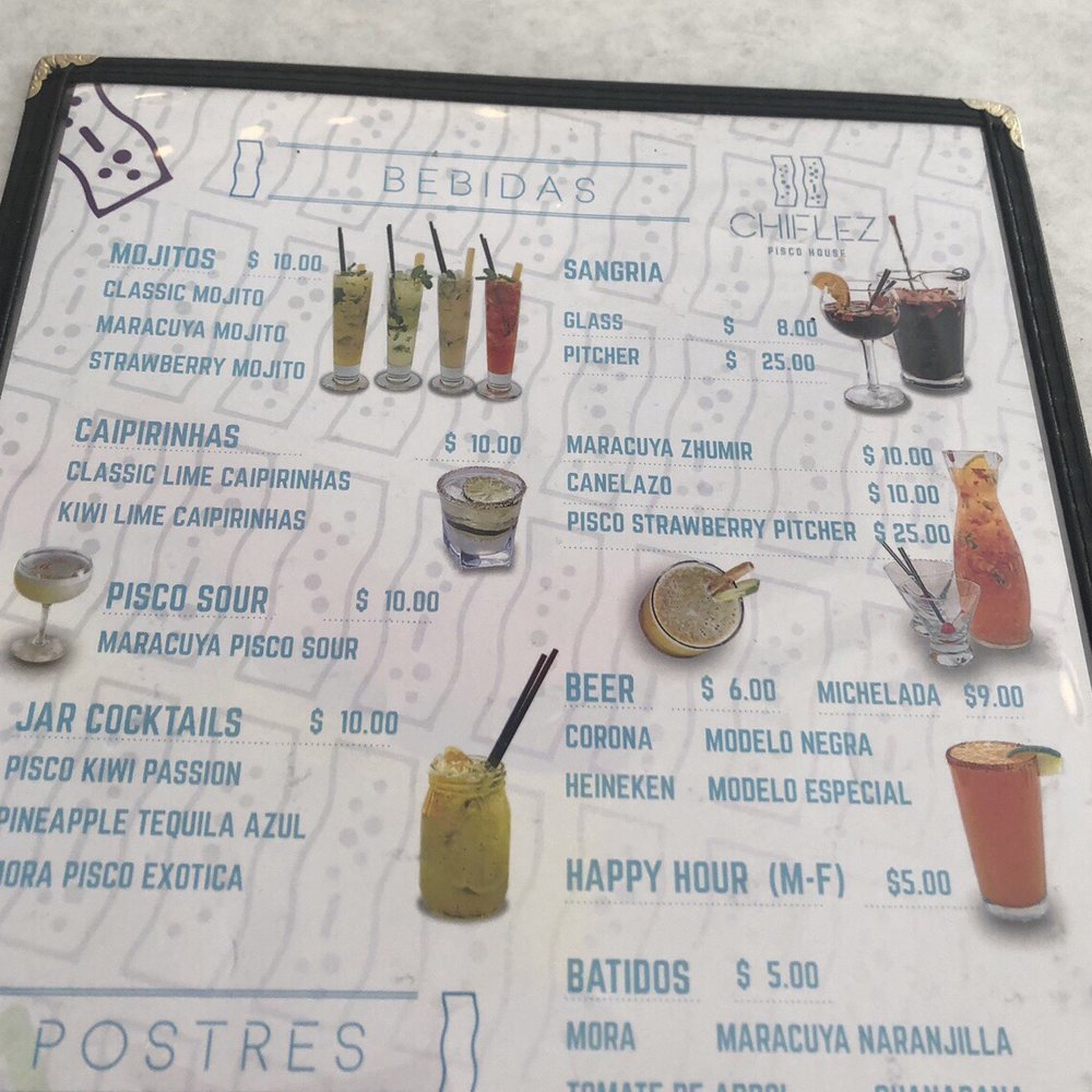Chiflez - Menu and a great happy hour! - Latin American Near Me - Jackson Heights, New York Chiflez - Menu and a great happy hour! - Latin American Near Me - Jackson Heights, New York