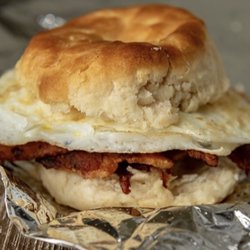 J&D Quick Stop & Deli - Egg and bacon biscuit