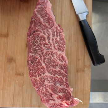 Frazier Farms Market - A cut from the American Wagyu chuck roast. Excellent flavor. - Grocery Near Me - Vista, California Frazier Farms Market - A cut from the American Wagyu chuck roast. Excellent flavor. - Grocery Near Me - Vista, California