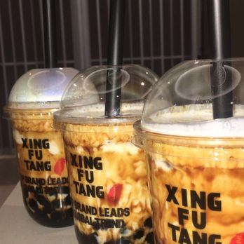 Xing Fu Tang - brown sugar milk tea w/ creamy foam and tapioca - Bubble Tea Near Me - Toronto, Ontario