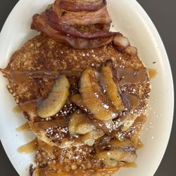 Eggs Up Grill - Carmel Apple stack; yup as good as it looks!!
