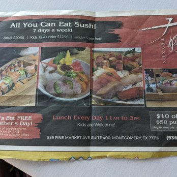 Tenzen Japanese Restaurant - Coupon - Steakhouses Near Me - Montgomery, Texas Tenzen Japanese Restaurant - Coupon - Steakhouses Near Me - Montgomery, Texas