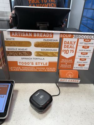 Menu photo 2 TOGO'S Sandwiches Tracy, CA