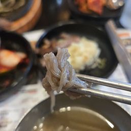 Cold noodle? Cold sticky mass