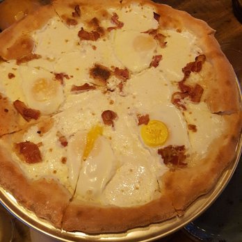 Beacon 70 - Bacon and egg artisan pizza - New American Near Me - Brick, New Jersey